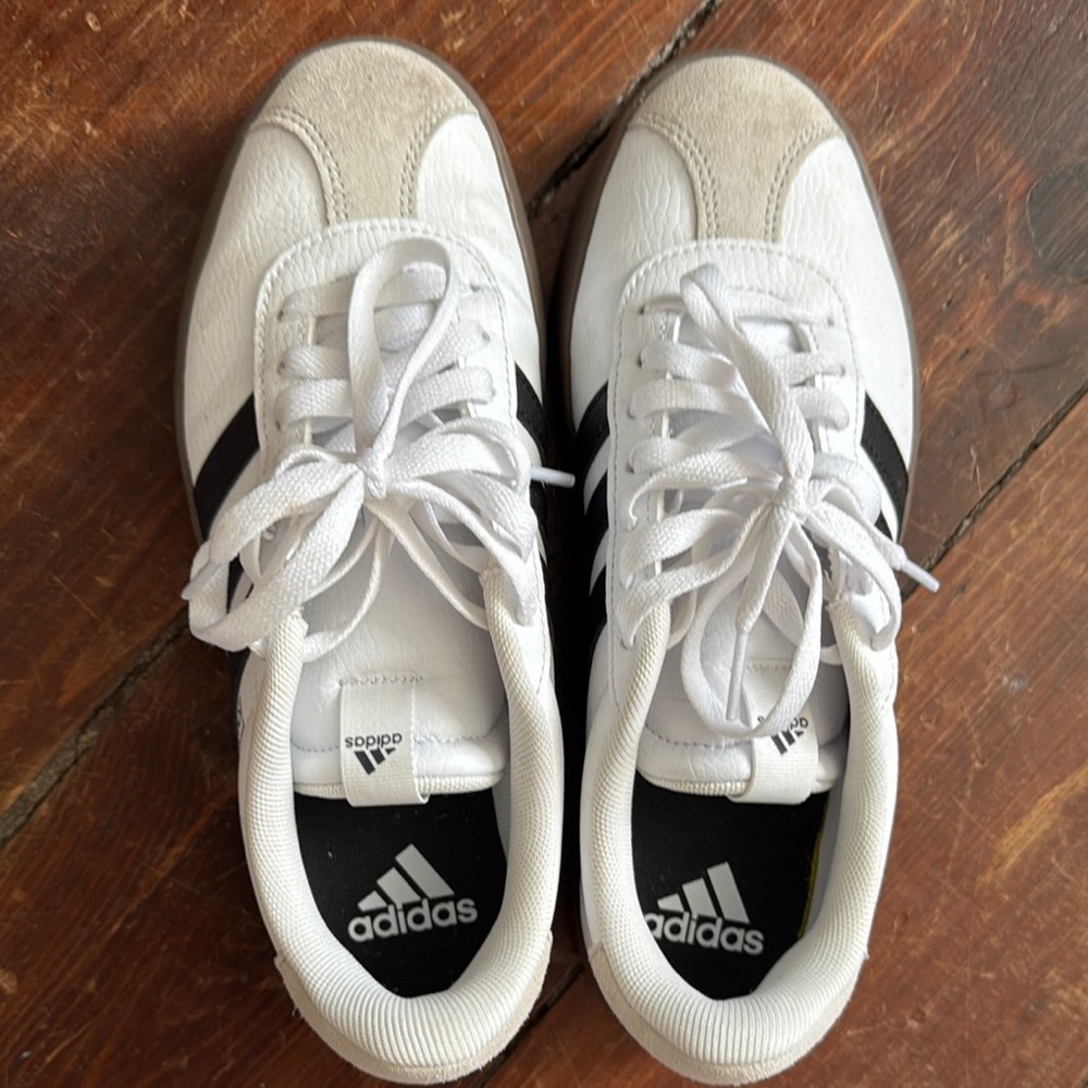 Adidas White and Black Sneakers